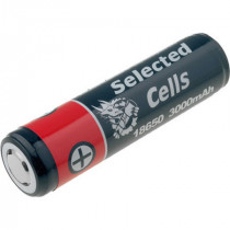 ; Re-battery: Li-Ion; MR18650; 3.7V; 3000mAh; Ø18.7x68.5mm; 