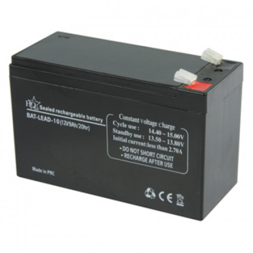 BV 9-12; Re-battery: acid-lead; 12V; 9Ah; AGM; maintenance-free; 48W; BPOWER