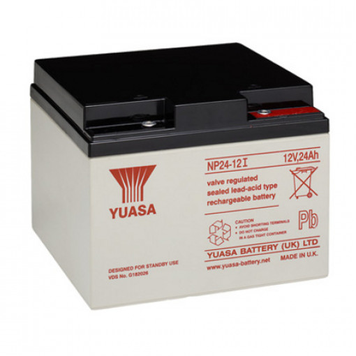 NPL24-12I; Re-battery: acid-lead; 12V; 24Ah; AGM; maintenance-free; YUASA
