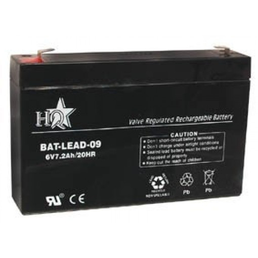 SB 7-6; Re-battery: acid-lead; 6V; 7Ah; AGM; maintenance-free; 151x34x94mm; SSB