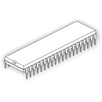 AT89S51-24PU; MCU 4K FLASH 24MHz 5V ISP DIP40