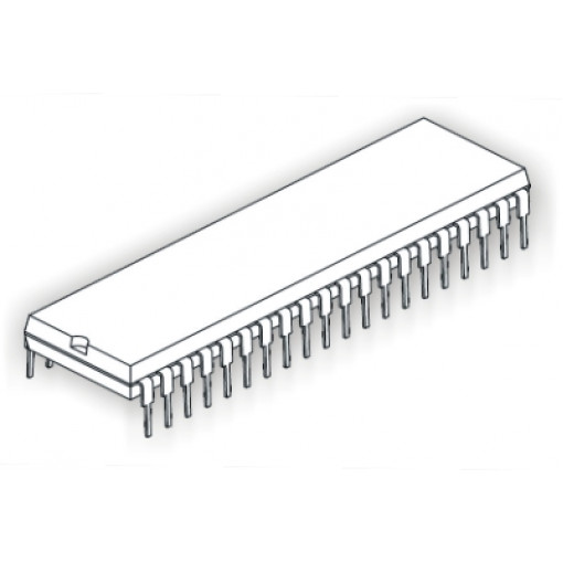 AT89S51-24PU; MCU 4K FLASH 24MHz 5V ISP DIP40