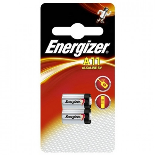 E11A B2; Battery: alkaline; 6V; A11; Batt.no: 2; Ø10x16.5mm; ENERGIZER