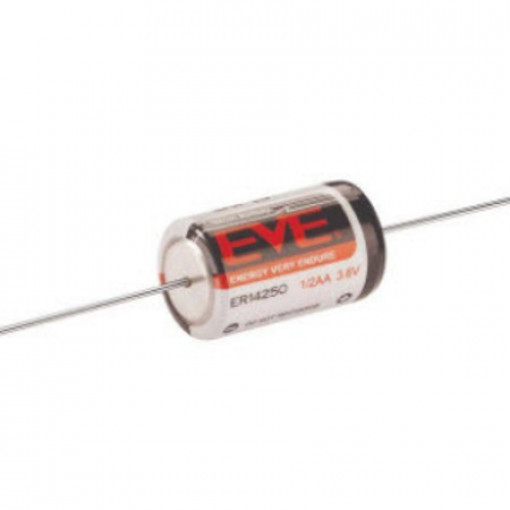EVE ER14250 P [CNA]; Battery: lithium; 3.6V; 1/2AA,1/2R6; axial; Ø14.5x25.4mm; 1200mAh; EVE BATTERY CO.