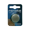 CR2450N B1; Battery: lithium; 3V; CR2450,coin; Batt.no: 1; Ø24x5mm; 540mAh; RENATA CR2450N B1; Battery: lithium; 3V; CR2450,coin; Batt.no: 1; Ø24x5mm; 540mAh; RENATA