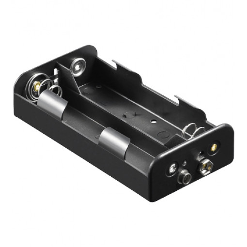 BHC4.BR2.9V; Cx4gb. holderis blakus rin.2 9V-k. 108x54x26mm