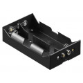 BHD4.BR2.9V; Dx4gb. holderis blakus rin. 2 9V-k. 134x74x32mm