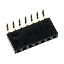 BL1X07L; Ligzda platē 2.54mm 1x7k rinda lenķī 90gr BL1X07L; Ligzda platē 2.54mm 1x7k rinda lenķī 90gr