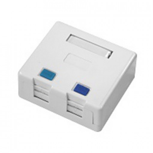 CA5RV2.K.BOX; CAT5 rozete virsapm. 2xRJ45 UTP neekranēta keystone 2x (tikai korpuss) CA5RV2.K.BOX; CAT5 rozete virsapm. 2xRJ45 UTP neekranēta keystone 2x (tikai korpuss)