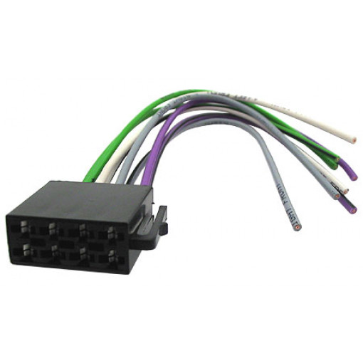 ; ISO plug,wires; PIN: 8; 4CARMEDIA