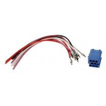 ; ISO mini plug,wires; PIN: 8; Kit: wires with pins; 4CARMEDIA