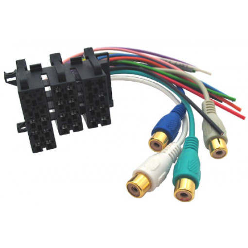 CAR-2013.LINE; ISO 26 spraudnis apvienots Universal Line-out RCA