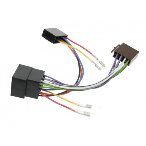 ; ISO socket x2,ISO plug x2,supply wires; PIN: 13(5+8); Opel,VW; 4CARMEDIA
