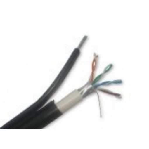 CAT5.FU24C.BK305PE2T; CAT5e FTP 100MHz cietais 4x2x0.50mm CU melns stieple 2xPE CAT5.FU24C.BK305PE2T; CAT5e FTP 100MHz cietais 4x2x0.50mm CU melns stieple 2xPE