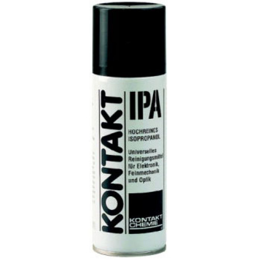 77109-005; Isopropyl alcohol; KONTAKT IPA; 200ml; spray; can; colourless; KONTAKT CHEMIE 77109-005; Isopropyl alcohol; KONTAKT IPA; 200ml; spray; can; colourless; KONTAKT CHEMIE