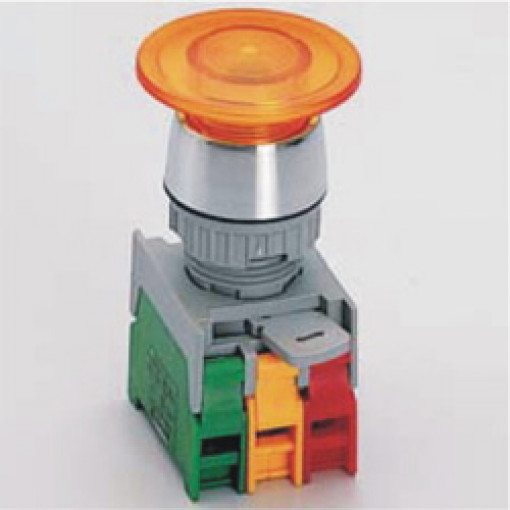 EBL22-1O/C R, W/O LAMP; Switch: push-button; Stabl.pos: 1; NC + NO; 3A/230VAC; 22mm; red; AUSPICIOUS EBL22-1O/C R, W/O LAMP; Switch: push-button; Stabl.pos: 1; NC + NO; 3A/230VAC; 22mm; red; AUSPICIOUS