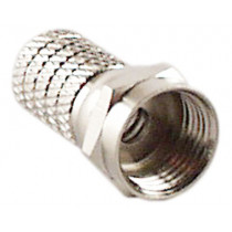 ; Plug; F; male; straight; RG59; 6mm; twist-on; for cable;  ; Plug; F; male; straight; RG59; 6mm; twist-on; for cable;