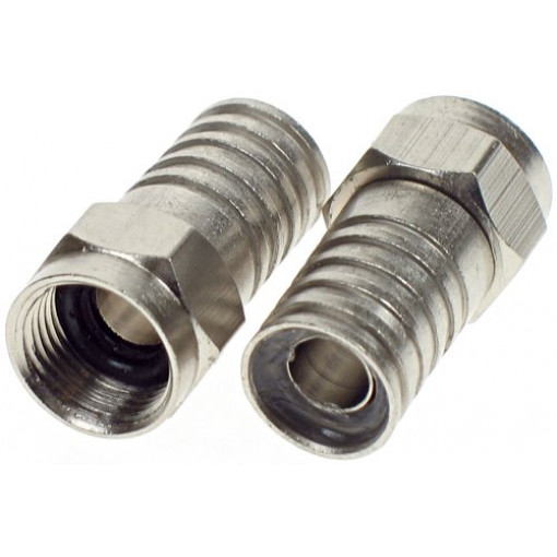 FC70.CR.O.SIL; F konektors Crimp 7mm O-gum. +silikons FC70.CR.O.SIL; F konektors Crimp 7mm O-gum. +silikons
