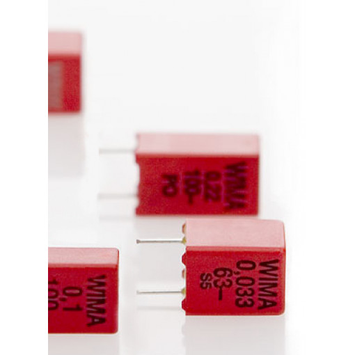 FKP2D016801G00HSSD; Capacitor: polypropylene; 6.8nF; 5mm; ±2.5%; 5.5x7x7.2mm; 1kV/μs; WIMA FKP2D016801G00HSSD; Capacitor: polypropylene; 6.8nF; 5mm; ±2.5%; 5.5x7x7.2mm; 1kV/μs; WIMA