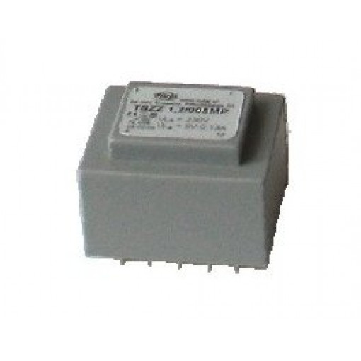 TSZZ2/009MP; Transformer: encapsulated; 2VA; 230VAC; 15V; 0.13A; Mounting: PCB; INDEL