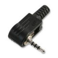 JC254S.VP90; 2.5mm spraudnis 4 kontakti vadā plastmasas 90° leņķī bez protektora