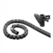 ; Spiral wrapping; ØBundle : 20mm; L: 2.5m; Body: black; Goobay