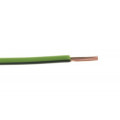 FLRY-B0.50-GR/BK; Wire; FLRY-B; stranded; Cu; 0.5mm2; PVC; green-black; 60V; 100m; BQ CABLE
