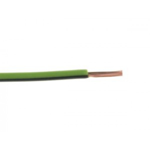 FLRY-B0.50-GR/BK; Wire; FLRY-B; stranded; Cu; 0.5mm2; PVC; green-black; 60V; 100m; BQ CABLE