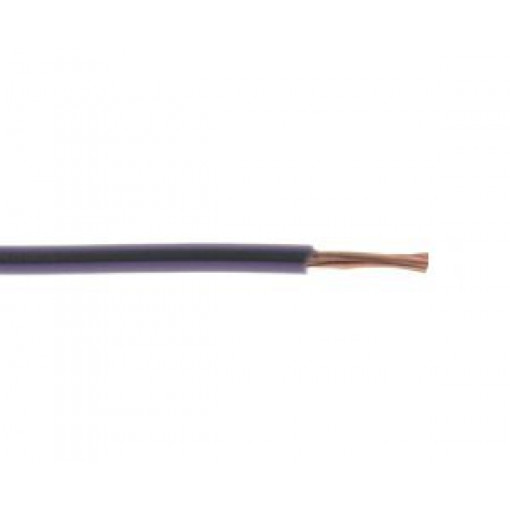 FLRY-B0.50-VI/BK; Wire; FLRY-B; stranded; Cu; 0.5mm2; PVC; violet-black; 60V; 100m; BQ CABLE