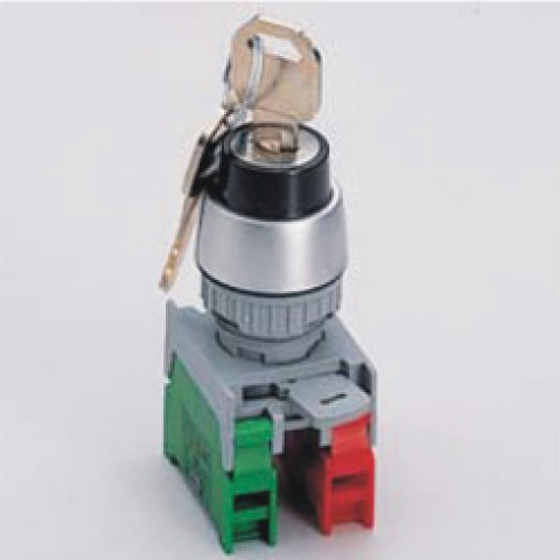 KS22-1O/C,1-2 2POSITION; Switch: rotary with key; Stabl.pos: 2; NC + NO; 3A/230VAC; 22mm; AUSPICIOUS KS22-1O/C,1-2 2POSITION; Switch: rotary with key; Stabl.pos: 2; NC + NO; 3A/230VAC; 22mm; AUSPICIOUS