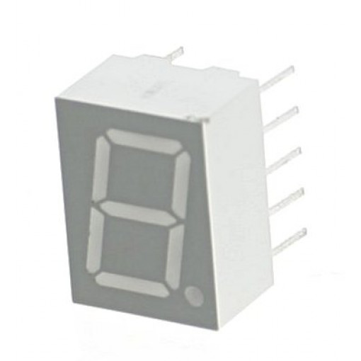 LTS4301G; 10mm CC zaļš 2.2mcd 7seg. indikators