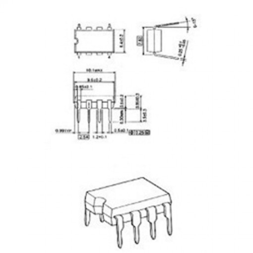 MC44608P40; HIGH VOLT.PWM CONTR. 40kHz