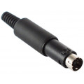 MD5SV; Mini DIN 5 pin spraudnis vadā MD5SV; Mini DIN 5 pin spraudnis vadā