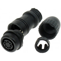 MD8LV.MOVIE; Movie jack 8pin ligzda vadā 360° VHS, SVHS MD8LV.MOVIE; Movie jack 8pin ligzda vadā 360° VHS, SVHS