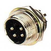 MK6.CH.S; Mikrofona spraudnis šasijas 6 poli skrūv.