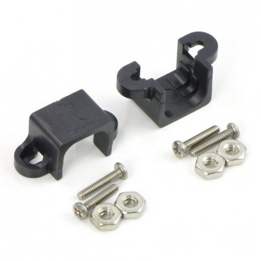 MOTBP.PRE989; Pololu Micro Metal Gearmotor Bracket Pair - Black MOTBP.PRE989; Pololu Micro Metal Gearmotor Bracket Pair - Black