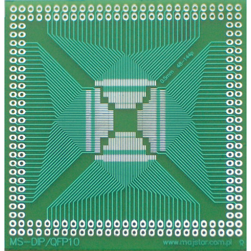 MS-DIP/QFP10; Maketplate QFP48-QFP144 solis 0.5mm