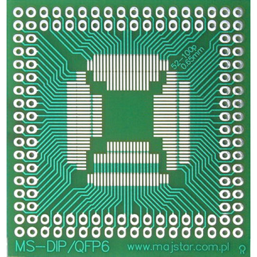 MS-DIP/QFP6; Maketplate QFP52-QFP100 solis 0.65mm
