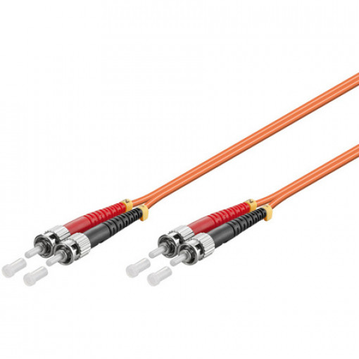 OSSST/ST.2; Opt. patch ST / ST spr. 2m Multimode (50/125µ) duplex OSSST/ST.2; Opt. patch ST / ST spr. 2m Multimode (50/125µ) duplex