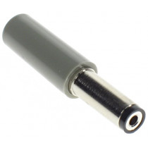 NES/J 210 GRAU; Plug; DC supply; female; 5,5/2,1mm; for cable; 14.5mm; soldering; LUMBERG NES/J 210 GRAU; Plug; DC supply; female; 5,5/2,1mm; for cable; 14.5mm; soldering; LUMBERG
