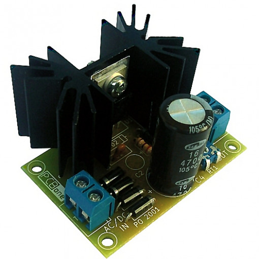 PO2001/2; Regulējams barošanas bloks max.2A 1.25-23V (LD1085V) PO2001/2; Regulējams barošanas bloks max.2A 1.25-23V (LD1085V)