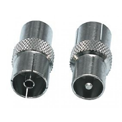 PSLC/C.M; Adapters COAX spraudnis uz COAX ligzdu Metāla PSLC/C.M; Adapters COAX spraudnis uz COAX ligzdu Metāla