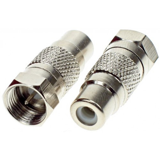 PSLF/R; Adapters F spraudnis uz RCA ligzda PSLF/R; Adapters F spraudnis uz RCA ligzda