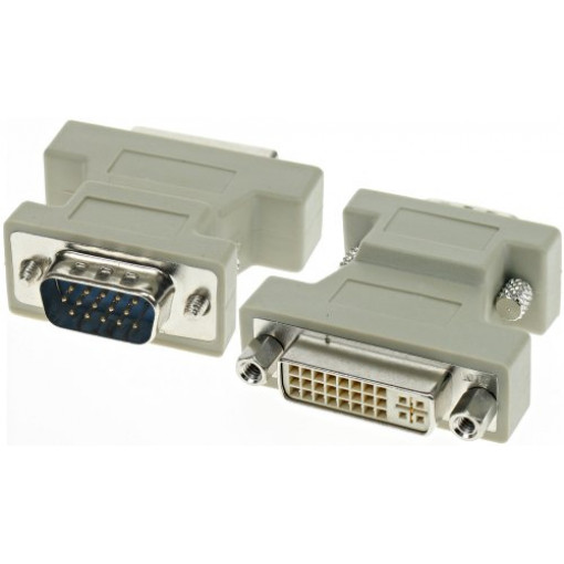 68029; Adapter; D-Sub 15pin HD plug,DVI-I (24+5) socket; Goobay 68029; Adapter; D-Sub 15pin HD plug,DVI-I (24+5) socket; Goobay