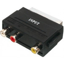 PSLS/R3.IN; Adapters SCART spr. uz 3RCA ligzdām, IN