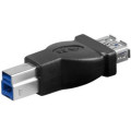 PSLUB3/UA3; Adapters USB3-B spraudnis/USB3-A ligzda