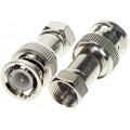PSSF/BNC.M; Adapters F spraudnis uz BNC spraudnis