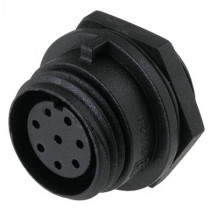 PX0412/08S; Connector: circular; socket; female; PIN: 8; w/o contacts; IP68; BULGIN PX0412/08S; Connector: circular; socket; female; PIN: 8; w/o contacts; IP68; BULGIN