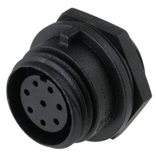 PX0412/08S; Connector: circular; socket; female; PIN: 8; w/o contacts; IP68; BULGIN PX0412/08S; Connector: circular; socket; female; PIN: 8; w/o contacts; IP68; BULGIN