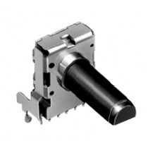 RK12L12A0C0R; Pot 2x log. (A) 10K hor. 30x6mm D.ass 300°